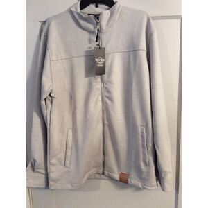 NWT Hard Rock Sacramento Soft Lined Shirt jacket Zip Front unisex Large